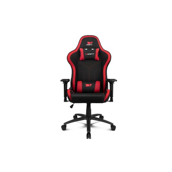 Drift Silla para videojuegos DR110BR Butaca para jugar Asiento acolchado Reposabrazos 4D Negro, Rojo 1