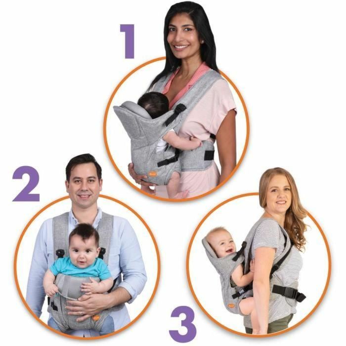 Dreambaby AAAAT52812 Portabebés ajustable 3 en 1 Oxford para recién nacidos y niños hasta 15 kg, adaptable a todos los tamaños 4 Dreambaby AAAAT52812 Portabebés ajustable 3 en 1 Oxford para recién nacidos y niños hasta 15 kg, adaptable a todos los tamaños 4