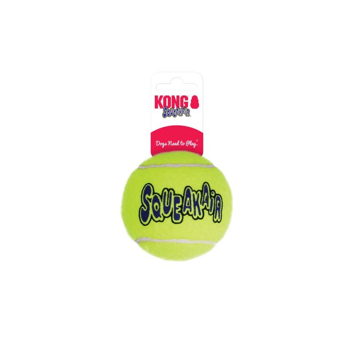 Kong Air Dog Squeaker Tennis Balls Large Ast1B