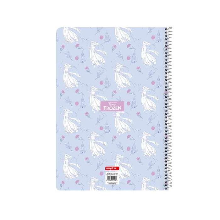 Cuaderno Espiral Safta Folio 80 H 60 gr Cuadro 4 mm Tapa Extradura Frozen Ii Memories 1