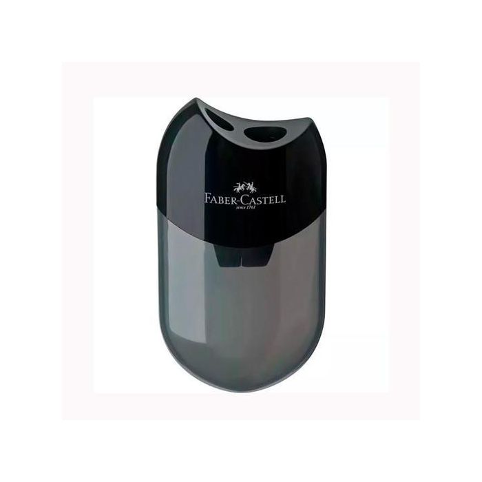 Faber Castell Afilalápices Doble Negro Faber Castell Afilalápices Doble Negro