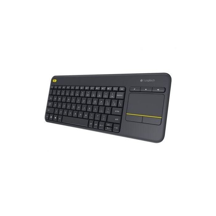 Logitech K400 Plus Teclado Inalámbrico con Touchpad, Alcance de 10m, Pilas de 18 Meses Logitech K400 Plus Teclado Inalámbrico con Touchpad, Alcance de 10m, Pilas de 18 Meses