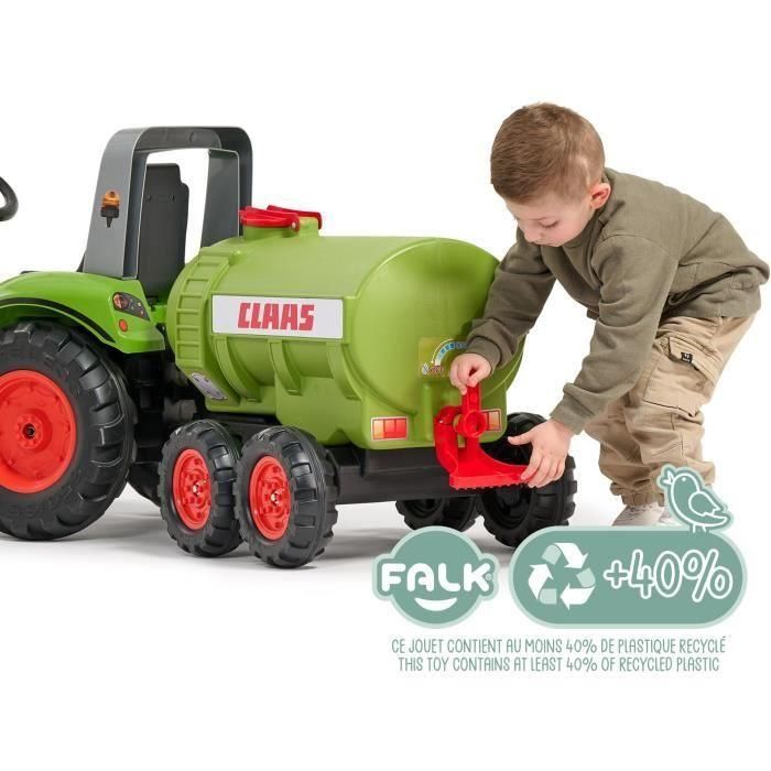 Remolque cisterna Claas FALK - Capacidad 30L - Verde - Compatible con tractores FALK (edades 3-7) - 100% fabricado en Francia 1 Remolque cisterna Claas FALK - Capacidad 30L - Verde - Compatible con tractores FALK (edades 3-7) - 100% fabricado en Francia 1