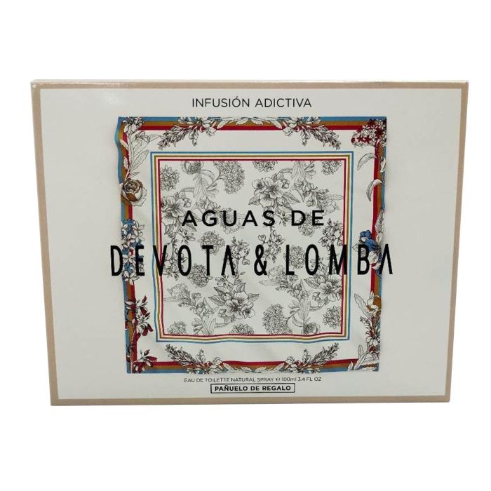 Devota Lomba Aguas de devota lomba eau de toilette infusion adictiva 100 ml + pañuelo 1 unidad Devota Lomba Aguas de devota lomba eau de toilette infusion adictiva 100 ml + pañuelo 1 unidad