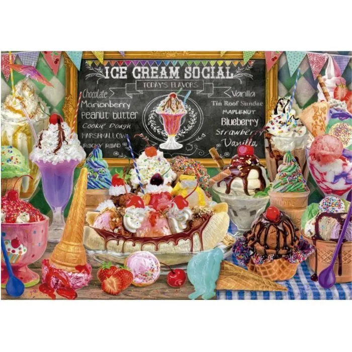 Educa Puzzle Heladería 1748018717282 500 piezas 48x34 cm a partir de 10 años Mixto 1