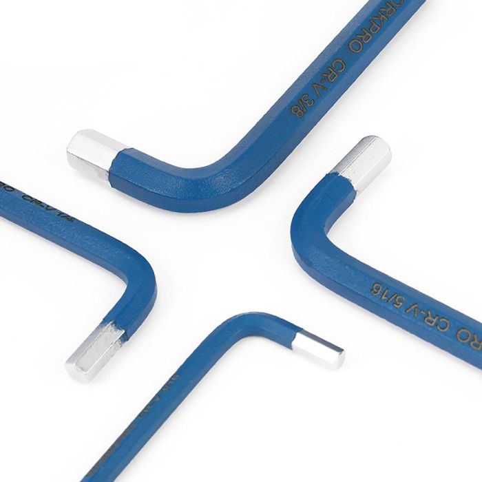 Workpro Juego de Llaves Allen Cortas Métricas 9 Piezas Acero Cromo-Vanadio 1.5-10mm Azul 3 Workpro Juego de Llaves Allen Cortas Métricas 9 Piezas Acero Cromo-Vanadio 1.5-10mm Azul 3