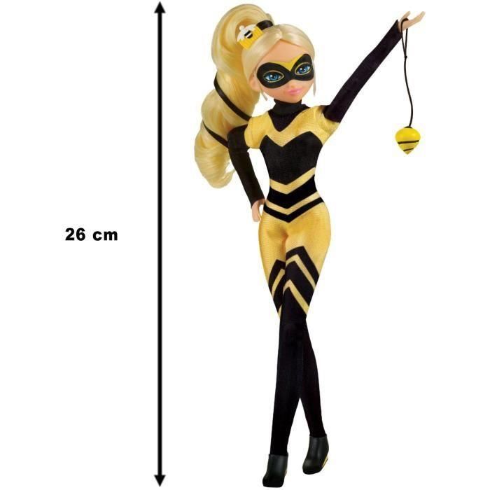 BANDAI Miraculous Ladybug - Muñeca de moda 26 cm: Abeja Reina 1 BANDAI Miraculous Ladybug - Muñeca de moda 26 cm: Abeja Reina 1