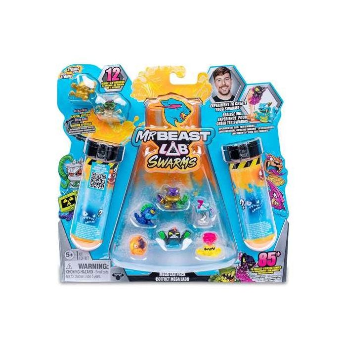 MrBeast Swarms Mega Lab Set de Figuras Coleccionables – Agrega agua al tubo de ensayo, agita y revela 12 personajes – Modelos Surtidos 5 MrBeast Swarms Mega Lab Set de Figuras Coleccionables – Agrega agua al tubo de ensayo, agita y revela 12 personajes – Modelos Surtidos 5