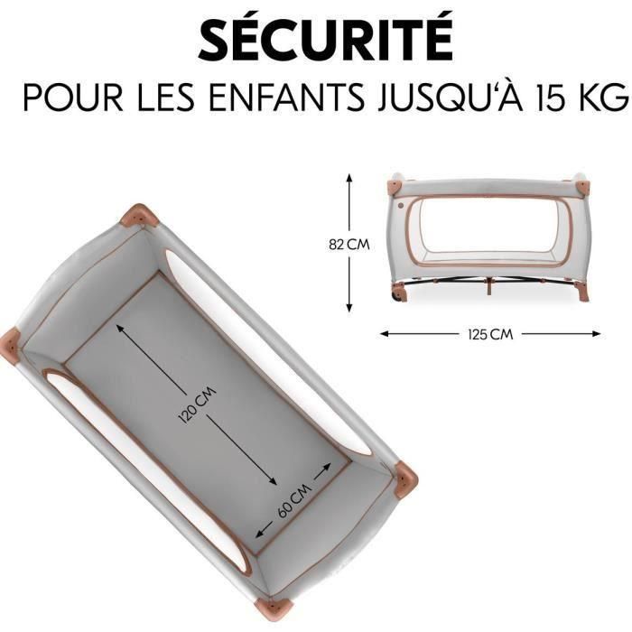 Hauck HAU1731647229433 Cuna de Viaje Sleep N Play Go Plus 60x120 cm Plegable con Ruedas desde el Nacimiento, Corcho Polvoriento 2 Hauck HAU1731647229433 Cuna de Viaje Sleep N Play Go Plus 60x120 cm Plegable con Ruedas desde el Nacimiento, Corcho Polvoriento 2