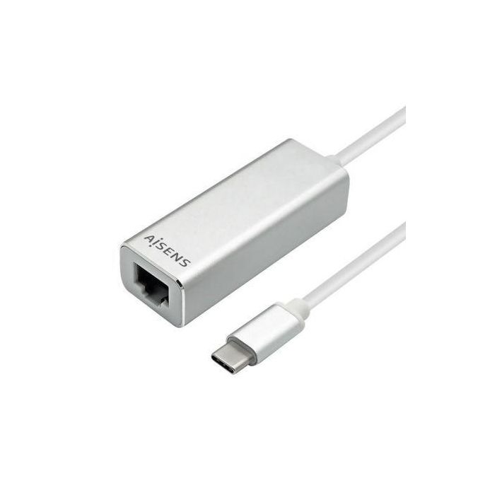 Aisens Conversor USB3.1 Gen1 USB-C a Ethernet Gigabit 10/100/1000 Mbps, Compatible con Windows, Mac, Linux 0 Aisens Conversor USB3.1 Gen1 USB-C a Ethernet Gigabit 10/100/1000 Mbps, Compatible con Windows, Mac, Linux 0