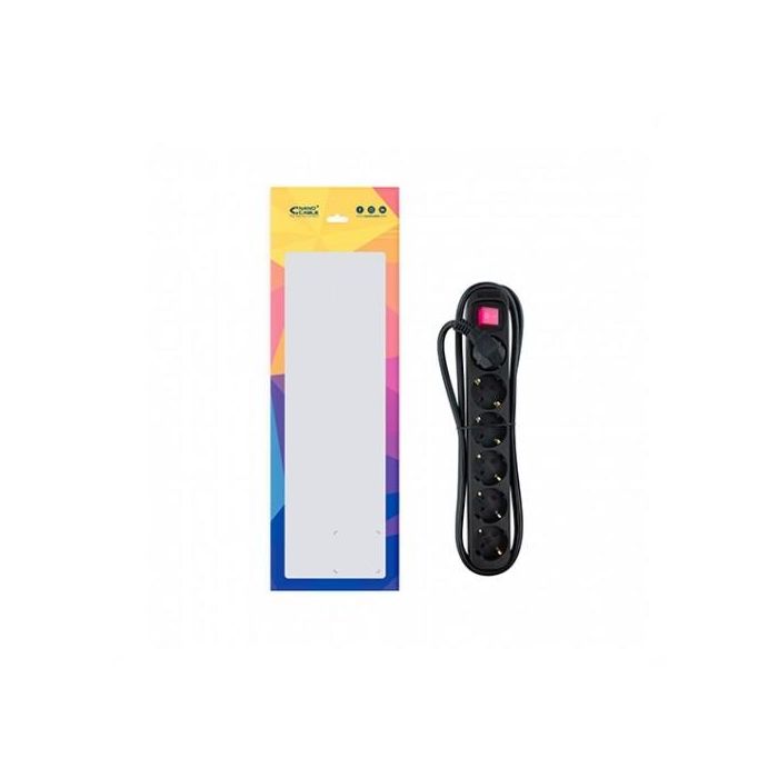 Regleta con Interruptor Nanocable 10.37.0006-BK/ 6 Tomas de Corriente/ Cable 1.4m/ Negro 2 Regleta con Interruptor Nanocable 10.37.0006-BK/ 6 Tomas de Corriente/ Cable 1.4m/ Negro 2