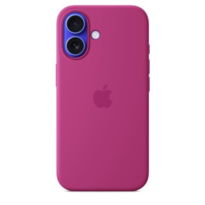 Apple Funda de Silicona con MagSafe para iPhone 16 - Fucsia 0 Apple Funda de Silicona con MagSafe para iPhone 16 - Fucsia 0