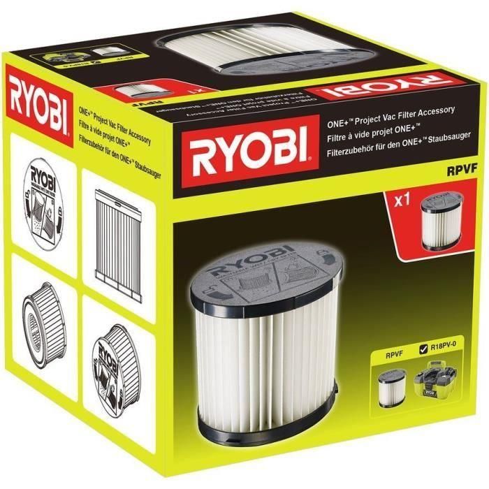 Filtro Hepa RYOBI H12 extraíble y lavable para R18PV Filtro Hepa RYOBI H12 extraíble y lavable para R18PV