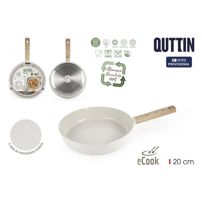 Quttin Sartén 20 cm Ecook, 21 x 5 x 26 cm (6 Unidades) 0 Quttin Sartén 20 cm Ecook, 21 x 5 x 26 cm (6 Unidades) 0