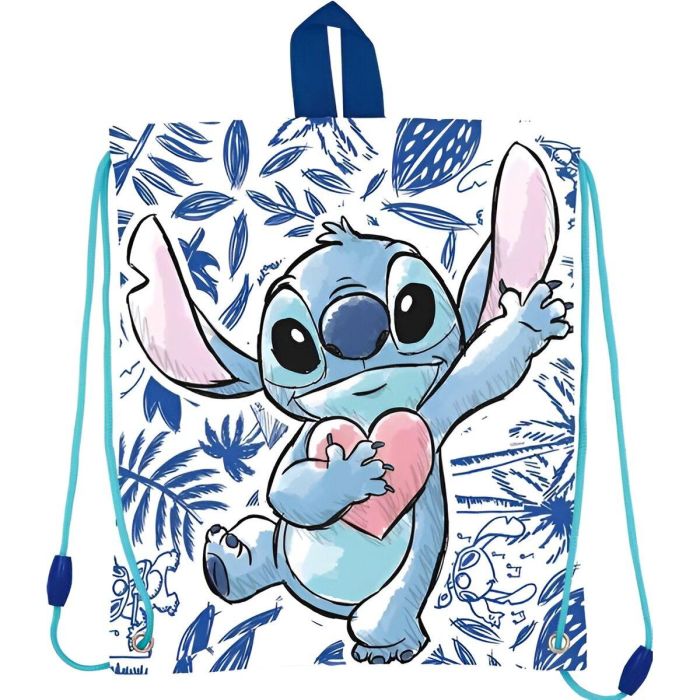 Saco plano merienda stitch