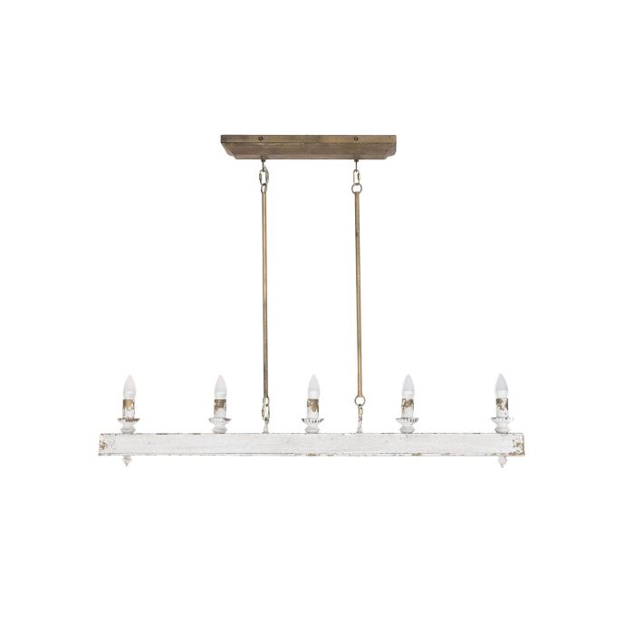 DKD Home Decor Lámpara de Techo Neoclásica 83 cm Alto x 111.5 cm Ancho x 12 cm Largo Fabricada en Abeto y Metal 4 DKD Home Decor Lámpara de Techo Neoclásica 83 cm Alto x 111.5 cm Ancho x 12 cm Largo Fabricada en Abeto y Metal 4