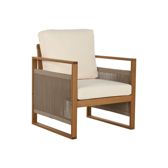 Sofa Terraza Y Jardin DKD Home Decor Marron Blanco 72 x 80 x 182 cm Set de 4 4 Sofa Terraza Y Jardin DKD Home Decor Marron Blanco 72 x 80 x 182 cm Set de 4 4
