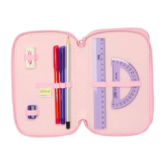 Plumier Triple Lilo & Stitch Ice cream Rosa 12,5 x 19,5 x 5,5 cm 37 Piezas 1 Plumier Triple Lilo & Stitch Ice cream Rosa 12,5 x 19,5 x 5,5 cm 37 Piezas 1