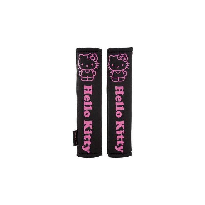 Almohadillas para Cinturón de Seguridad HELLO KITTY CS4 Negro 5 Almohadillas para Cinturón de Seguridad HELLO KITTY CS4 Negro 5