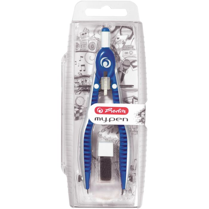 Herlitz my.pen Zirkel. Blau-Weiß 1