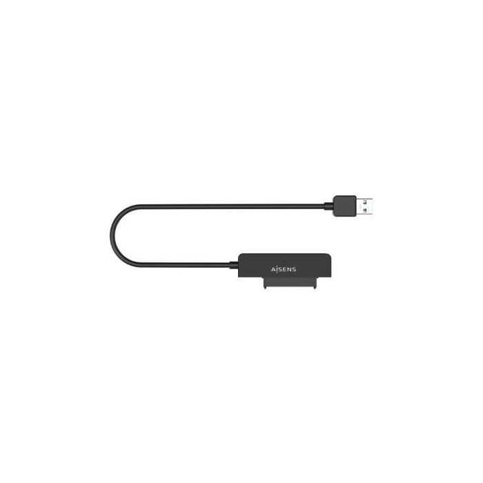 AISENS -ADAPTADOR SATA A USB-A USB 3.0/USB3.1 GEN1 PARA DISCOS DUROS 2.5 NEGRO 0 AISENS -ADAPTADOR SATA A USB-A USB 3.0/USB3.1 GEN1 PARA DISCOS DUROS 2.5 NEGRO 0