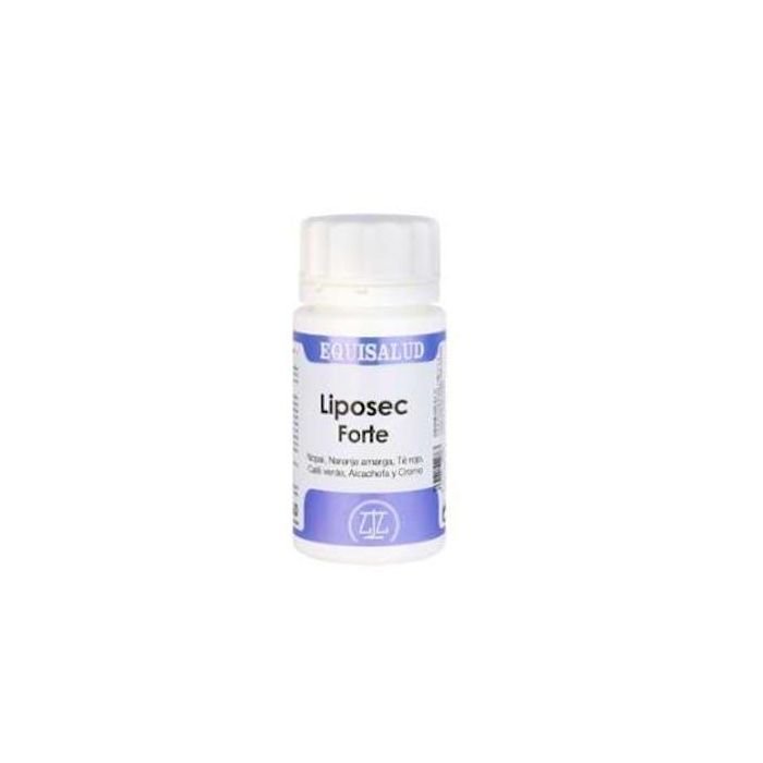 EQUISALUD Liposec Forte 60 Cápsulas - Nopal, Naranjo Amargo, Té Rojo, Café Verde y Cromo para Metabolismo Normal y Glucosa
