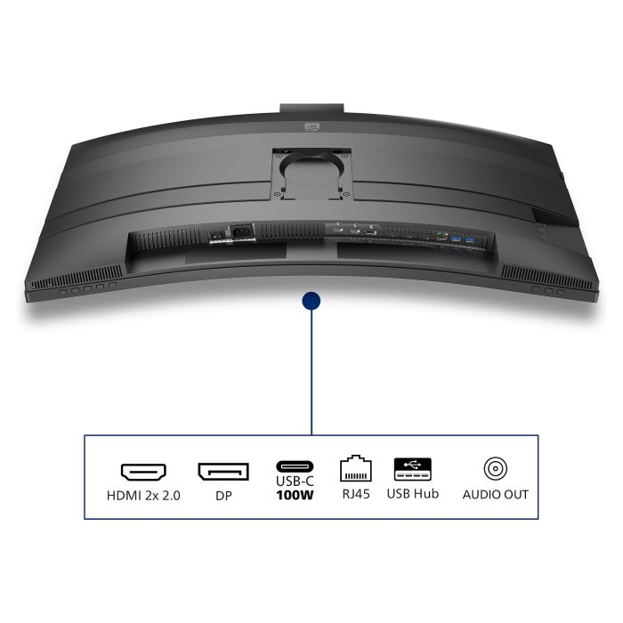 Philips Monitor 34B2U6603CH 34" 3440x1440 Wide Quad HD 120Hz VA USB-C HDMI DP Gris 9 Philips Monitor 34B2U6603CH 34" 3440x1440 Wide Quad HD 120Hz VA USB-C HDMI DP Gris 9