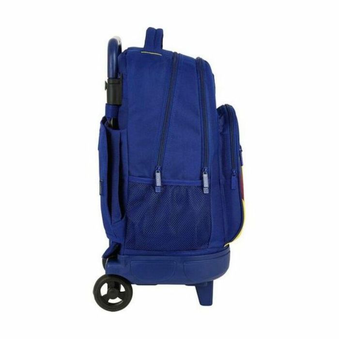 Mochila Escolar con Ruedas Compact F.C. Barcelona 612025918 Azul (33 x 45 x 22 cm) 1