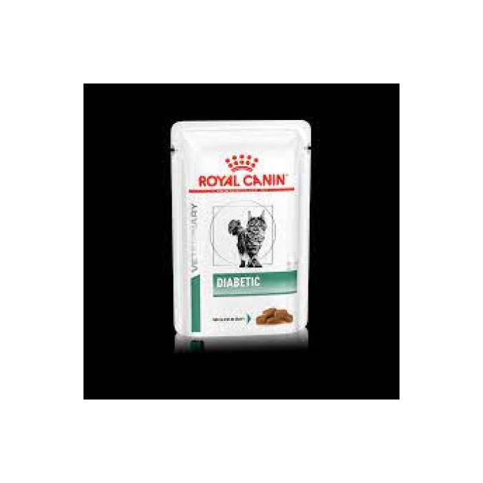 Royal Canin Feline Diabetic - Alimento Húmedo para Gatos con Diabetes, 12 Sobres de 85 gr Royal Canin Feline Diabetic - Alimento Húmedo para Gatos con Diabetes, 12 Sobres de 85 gr