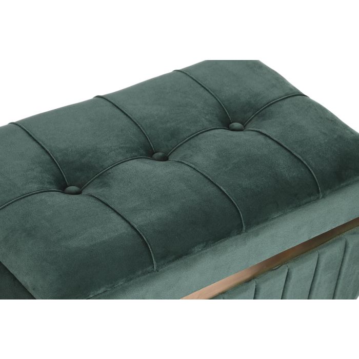 DKD Home Decor Descalzadora Negro Verde 70 x 43 x 40 cm Set de 3 1