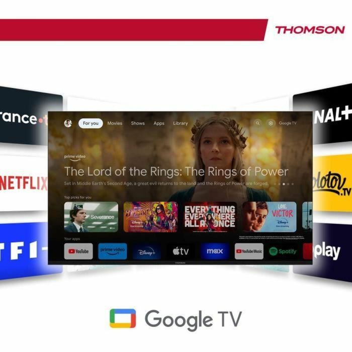 Thomson 43UG4S14 Televisor LED 43" 4K UHD Google TV 2xHDMI 2.0 + 2xHDMI 2.1 THO9120106661576