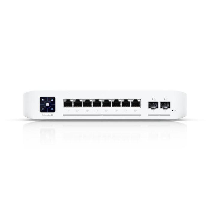 Ubiquiti 8x RJ-45, L3, 2x SFP+, PoE/PoE+ 1