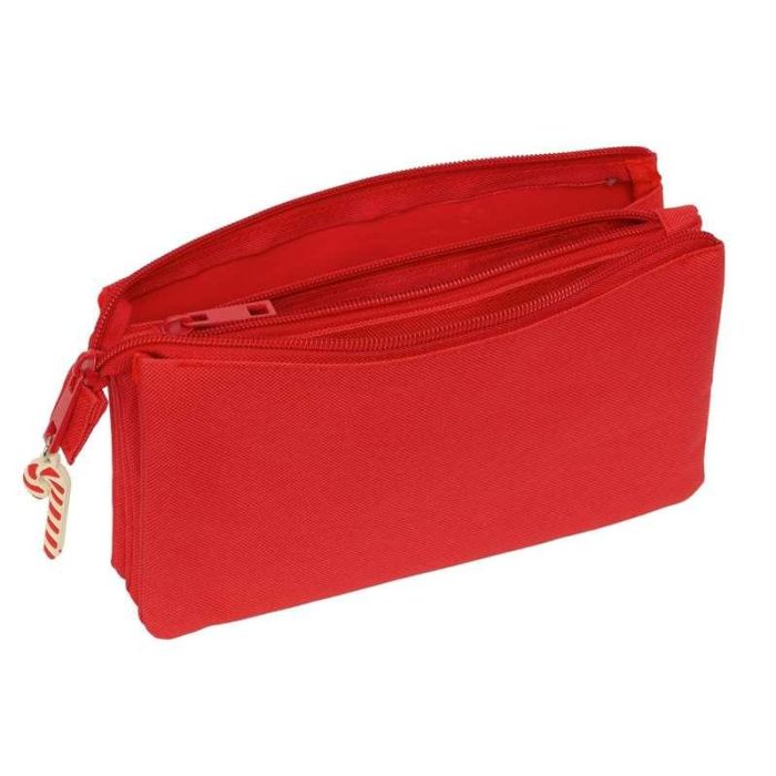 Portatodo triple osito rojo felices fiestas 22x12x3cm 2 Portatodo triple osito rojo felices fiestas 22x12x3cm 2
