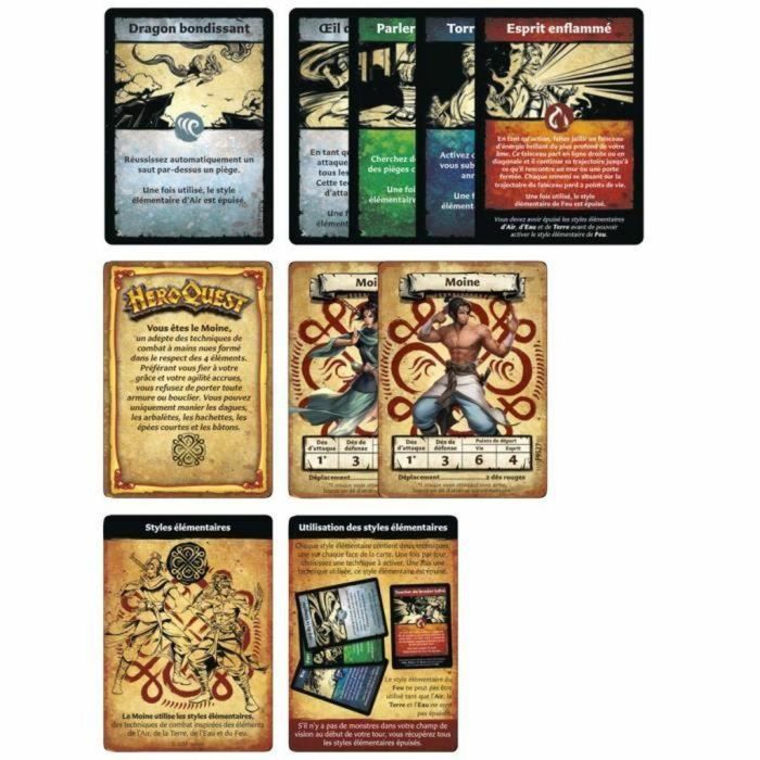 HeroQuest, Hero Collection: Path of the Wandering Monk, requiere el sistema HeroQuest (se vende por separado) 4 HeroQuest, Hero Collection: Path of the Wandering Monk, requiere el sistema HeroQuest (se vende por separado) 4