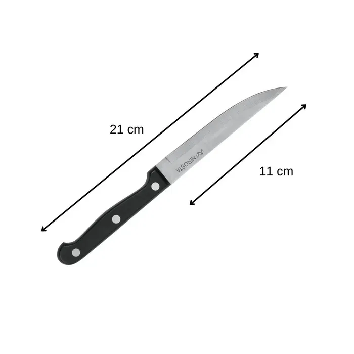 Nirosta Juego de 6 Cuchillos para Carne - 21 cm 3