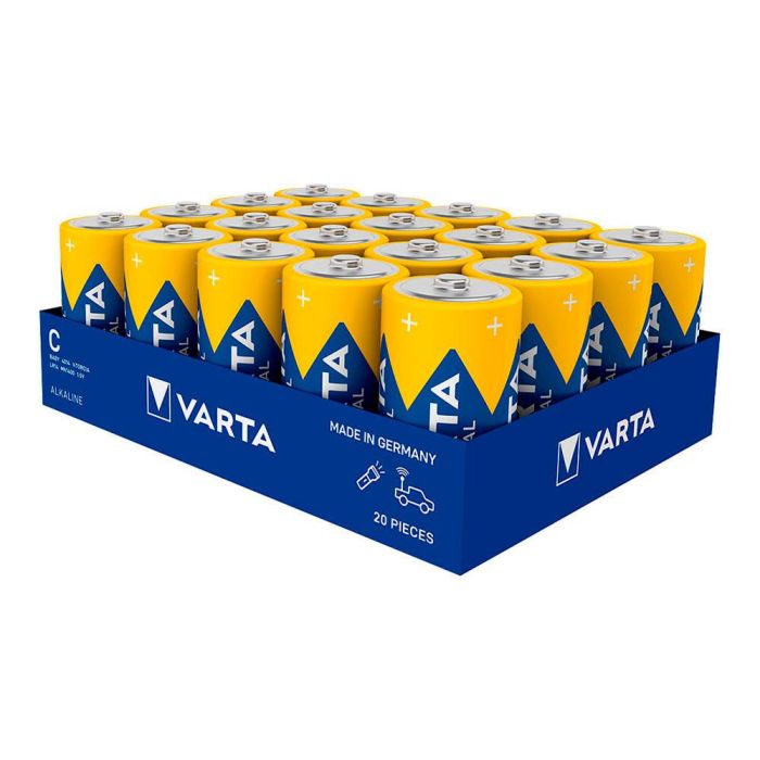 Pack de 20 pilas d - lr20 varta industrial pro ø34,2x61,5mm 1