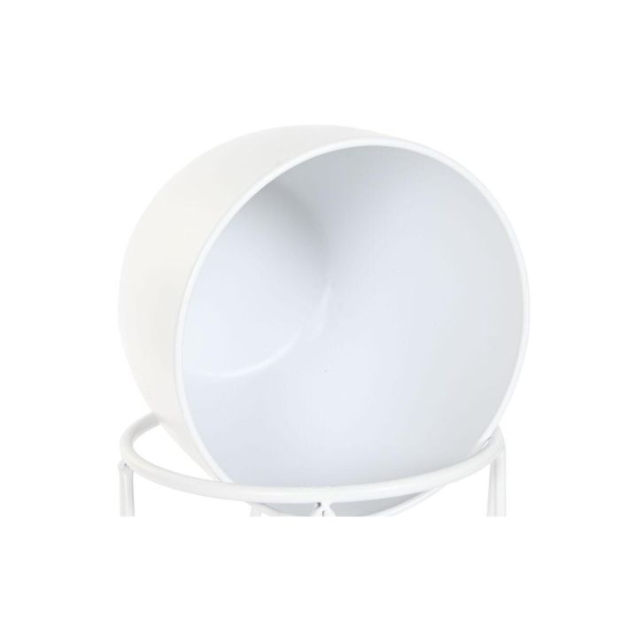 Macetero Home ESPRIT Blanco Metal Urbano 38 x 38 x 80 cm (3 Piezas) 2 Macetero Home ESPRIT Blanco Metal Urbano 38 x 38 x 80 cm (3 Piezas) 2