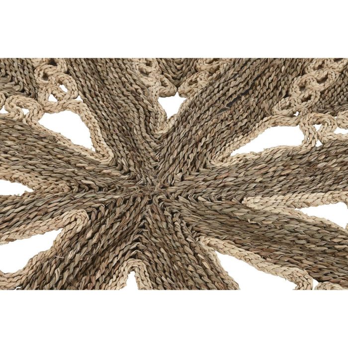 Alfombra Tropical DKD Home Decor Natural 178 x 1.8 x 178 cm 1