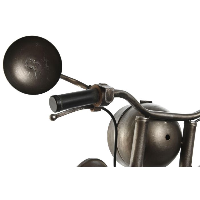 DKD Home Decor Reloj de Pared Loft Plateado Negro 60 x 30 x 78 cm 5