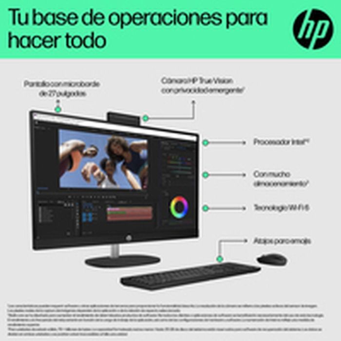HP 27-cr0089ns PC All-in-One 27" Intel Core i5-1335U 13ª Gen 16GB RAM 512GB SSD Iris Xe Blanco Windows 11 Home 8 HP 27-cr0089ns PC All-in-One 27" Intel Core i5-1335U 13ª Gen 16GB RAM 512GB SSD Iris Xe Blanco Windows 11 Home 8