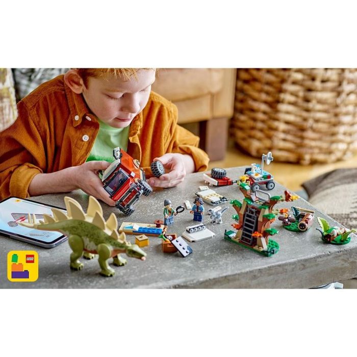 LEGO 76965 Jurassic World Dinosaurios Misiones: Descubrimiento Stegosaurus 7