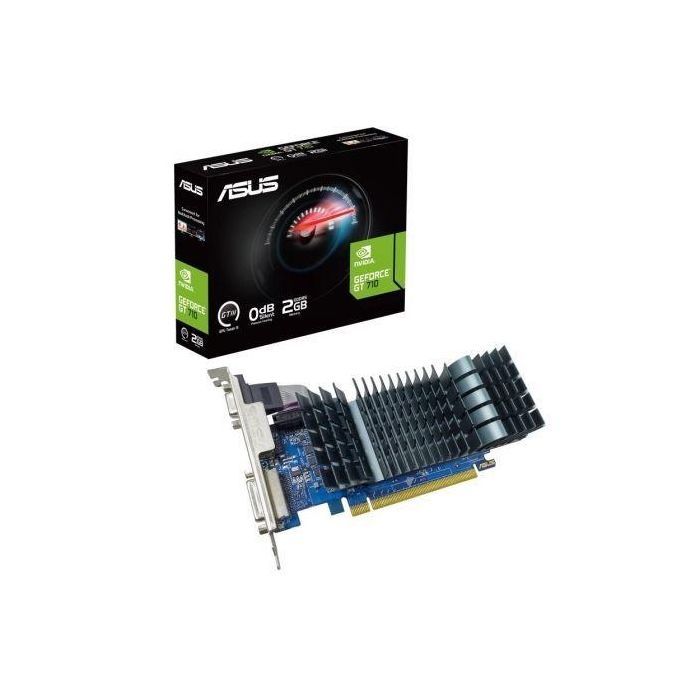 ASUS GT710-SL-2GD5-BRK-EVO Tarjeta Gráfica GeForce GT 710 2GB GDDR5 Pasiva