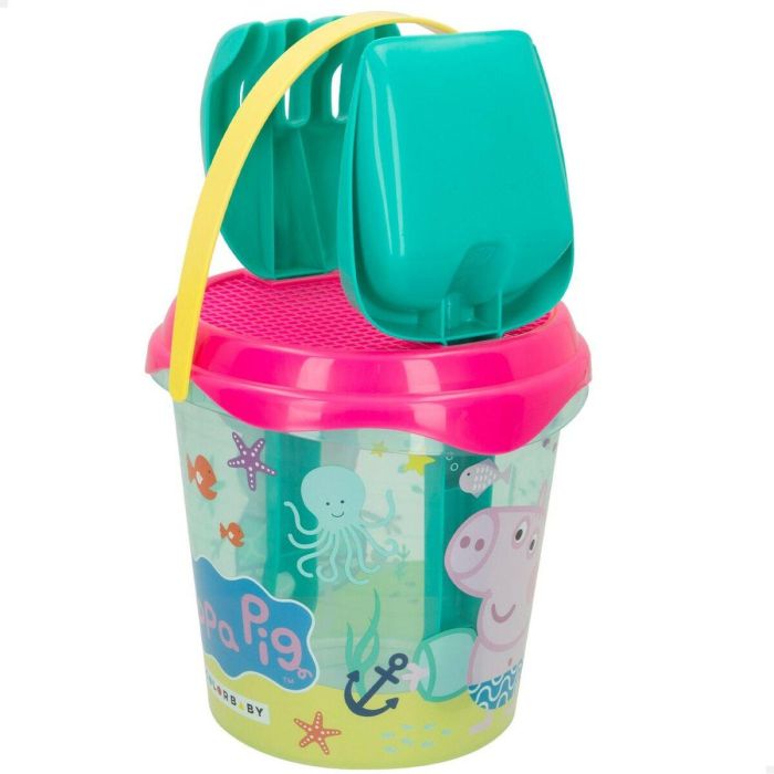 Set de Juguetes de Playa Peppa Pig Ø 18 cm (16 Unidades) 4