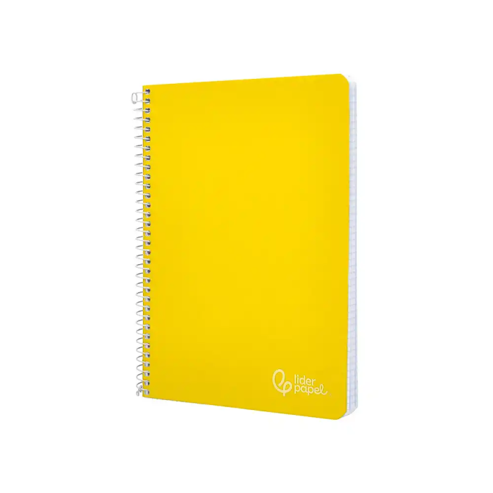 Liderpapel Cuaderno Espiral A4 Witty Tapa Dura 80 Hojas 90gr Pauta 2,5mm Con Margen Color Amarillo 2