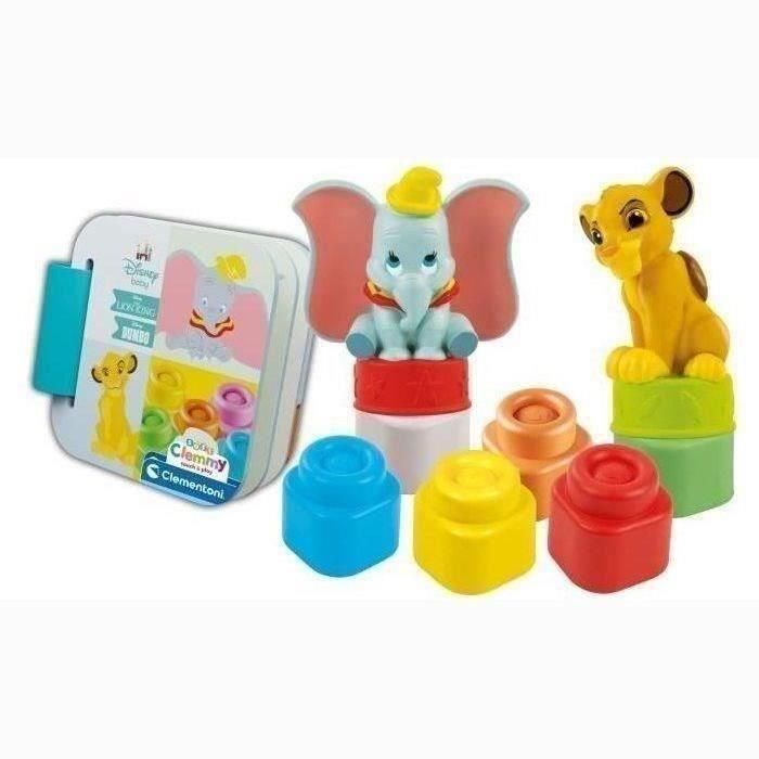 Disney Baby - Clementoni - Disney Classics Clemmy Box - 6 cubos - Hecho en Italia Disney Baby - Clementoni - Disney Classics Clemmy Box - 6 cubos - Hecho en Italia