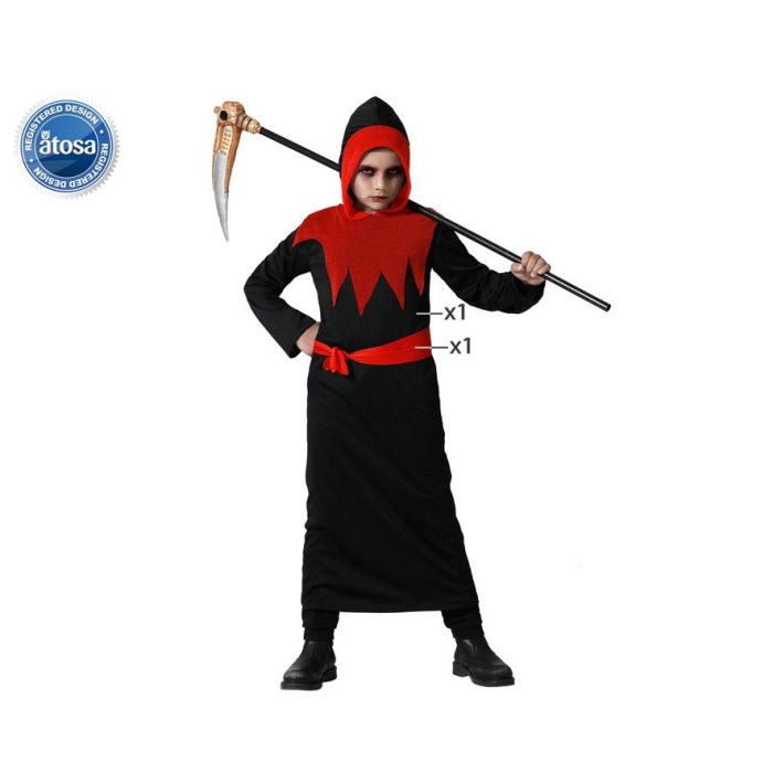Disfraz Tenebroso Halloween Niño Talla 5-6 Años Color Negro - Perfecto para Noche de Brujas Disfraz Tenebroso Halloween Niño Talla 5-6 Años Color Negro - Perfecto para Noche de Brujas