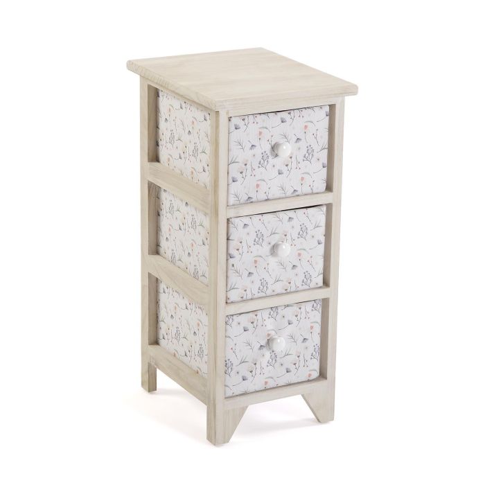 Versa Cajonera Lili 3 Cajones 30x56x25 cm Madera MDF Versa Cajonera Lili 3 Cajones 30x56x25 cm Madera MDF
