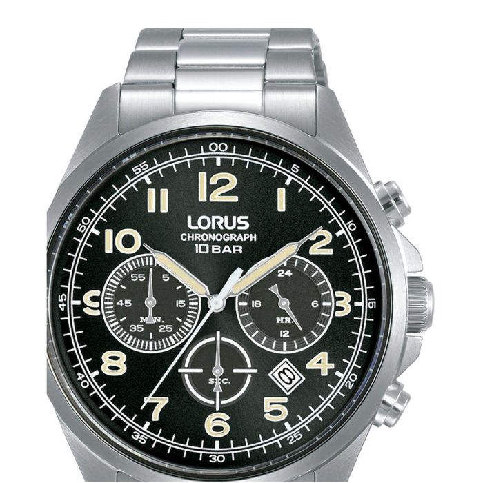 Reloj Hombre Lorus RT303KX9 Negro Plateado 1 Reloj Hombre Lorus RT303KX9 Negro Plateado 1