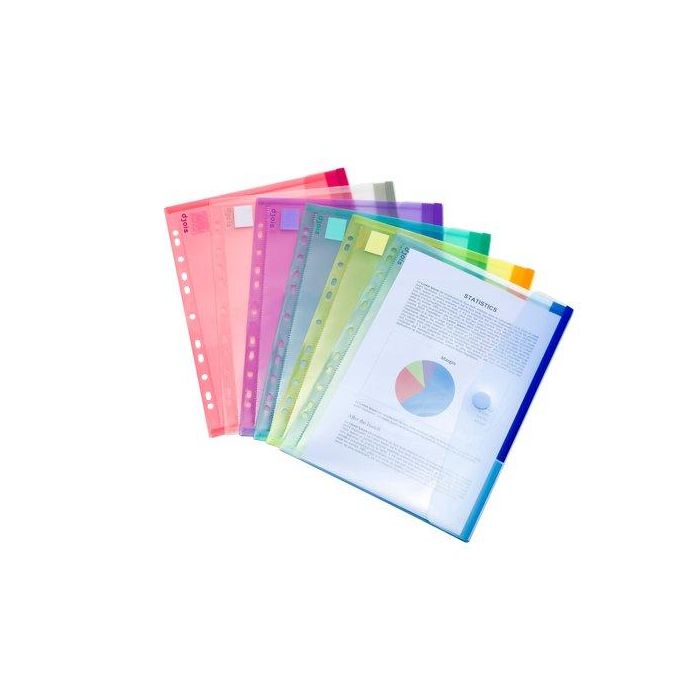 Dosier Sobre Tarifold Pp Velcro A4+ Multitaladro Colores Surtidos Pack De 12