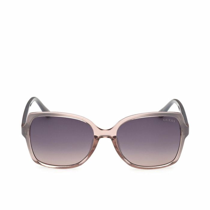 GUESS GU00100 20B Gafas de Sol Cuadradas Mujer, Montura Gris Inyectada, Cristales Degradados Gris Humo 55mm GUESS GU00100 20B Gafas de Sol Cuadradas Mujer, Montura Gris Inyectada, Cristales Degradados Gris Humo 55mm